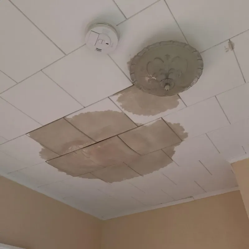 Ceiling Water Damage Repair in McPherson, KS