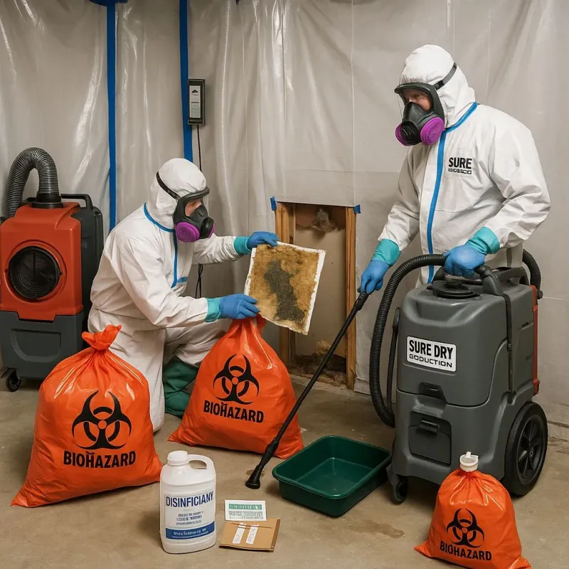 Contaminated Water Handling Protocols process in McPherson, KS